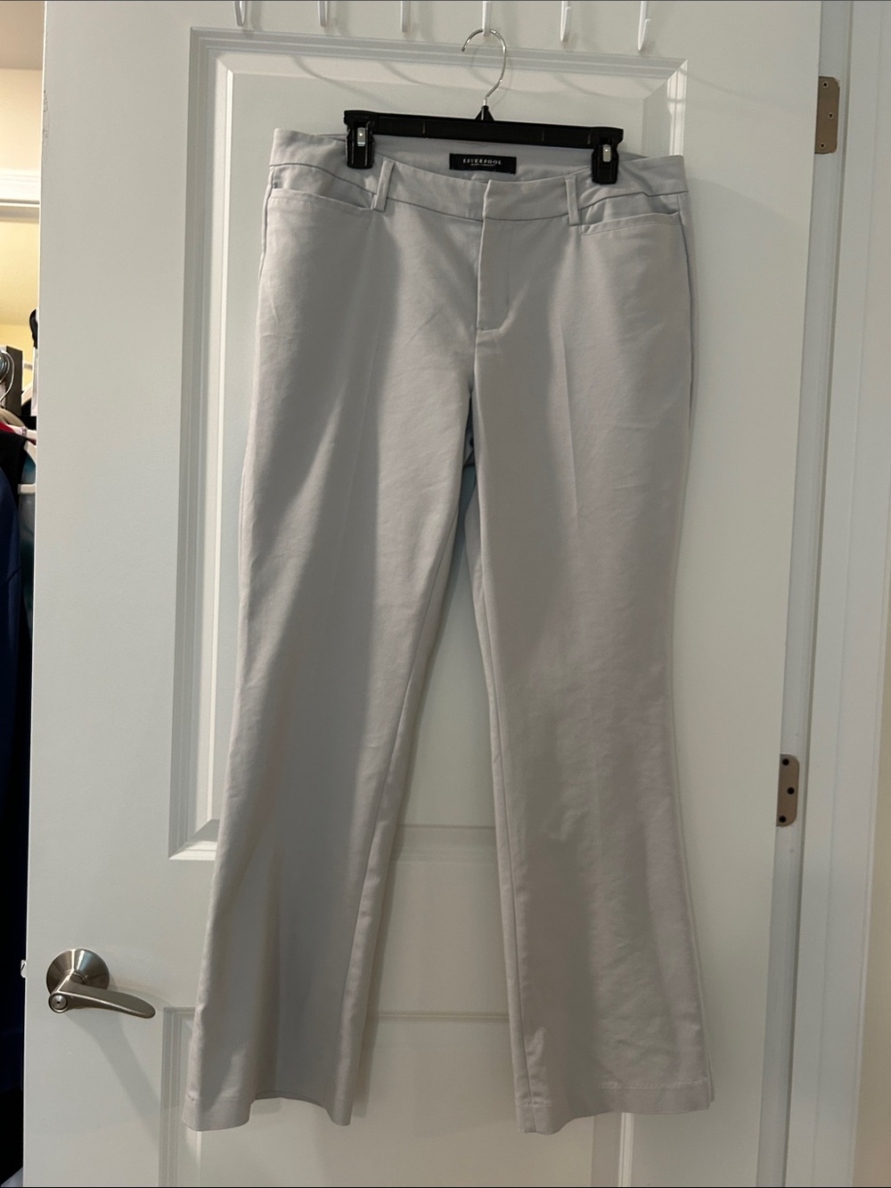 Liverpool Jeans Company Women's Light Gray Flare Jeans